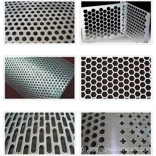 Aluminiowa perforowana ocynkowana stalowa siatka metalowa